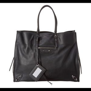 Balenciaga Papier A4 Zip Around Leather Tote NEW